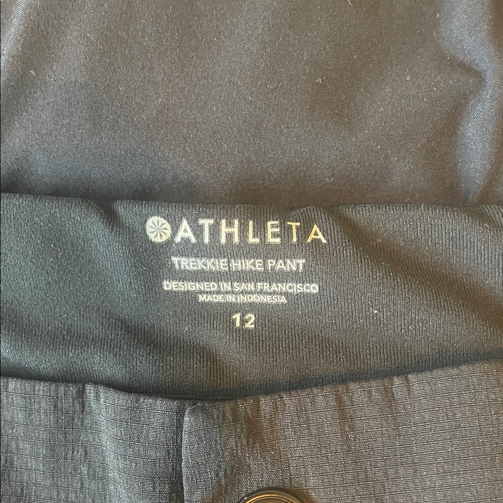 Athleta Black Outdoor Pants